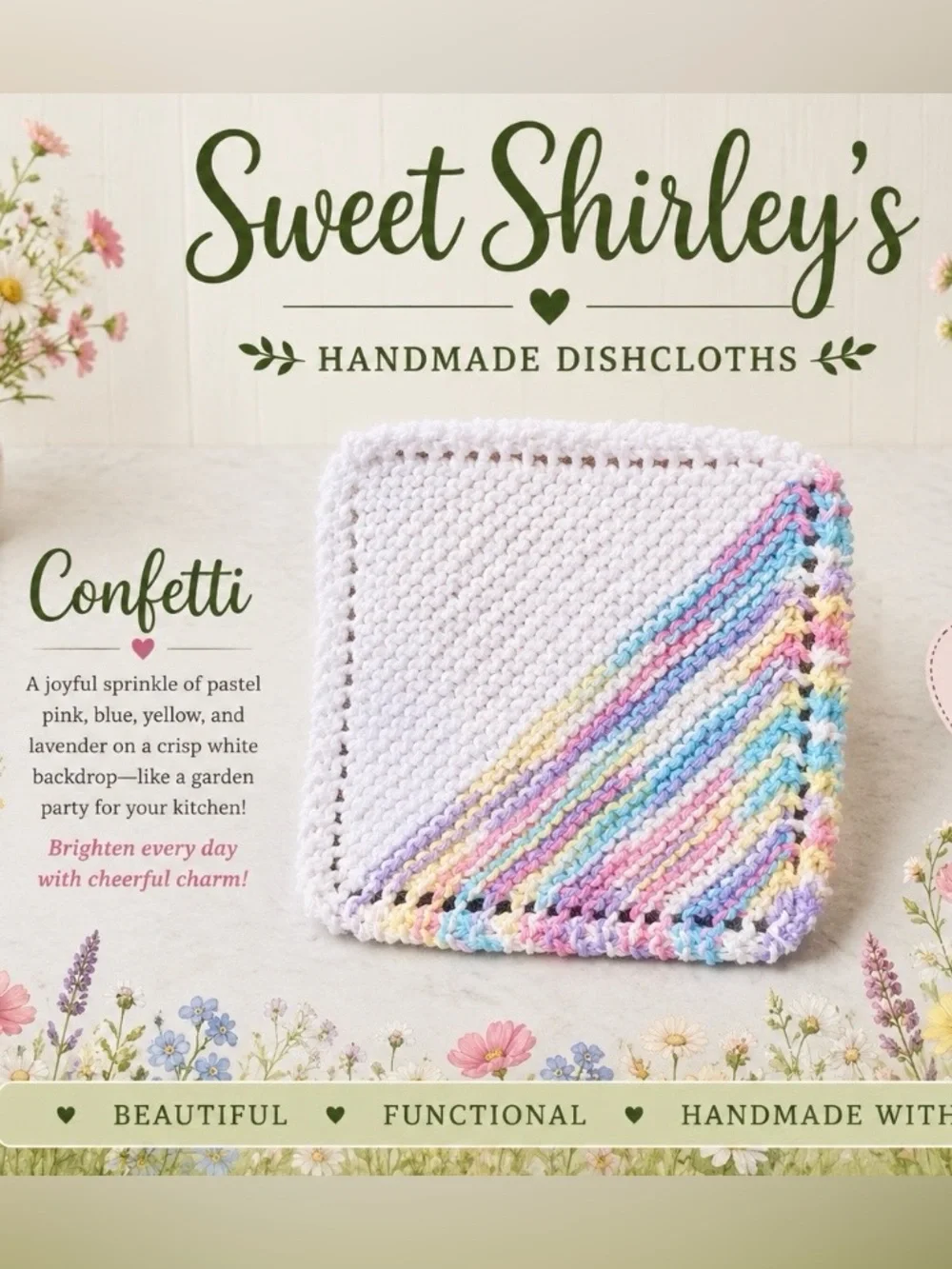 Sweet Shirley’s handmade white
